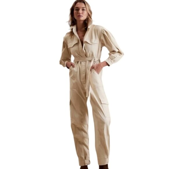 Banana Republic Andi Moleskin Fight Suit Size Small - Picture 6 of 15